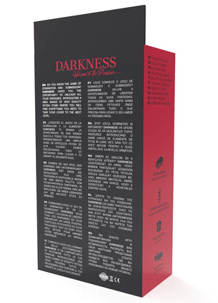 Rotes und schwarzes spielbrett für das darkness posture-halskette mit lederkette spiel