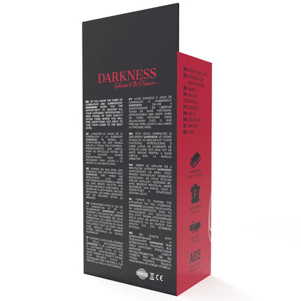DARKNESS - ROTER ATMUNGSAKTIVER KNEBEL - Ballgag