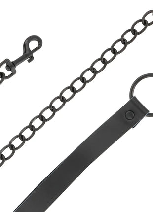DARKNESS - SCHWARZE HALSKETTE MIT KETTE - Halskette