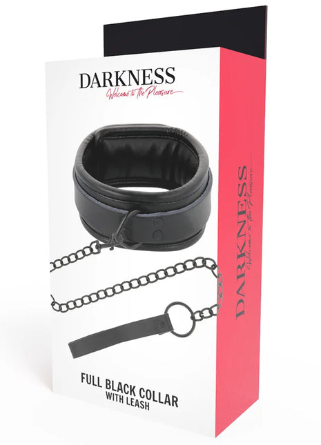 DARKNESS - SCHWARZE HALSKETTE MIT KETTE - Halskette