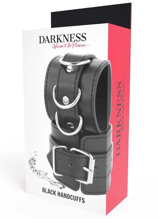 DARKNESS - SCHWARZE HANDSCHELLEN - Handschellen für Frauen