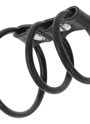 DARKNESS - SET AUS 3 FLEXIBLEN PENISRINGEN - Penisring ohne Vibration