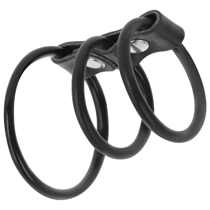 DARKNESS - SET AUS 3 FLEXIBLEN PENISRINGEN - Penisring ohne Vibration