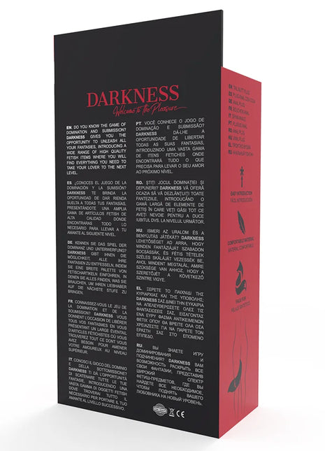 DARKNESS - SILIKON-ANALSPlug mit weißem Schwanz - Analplug