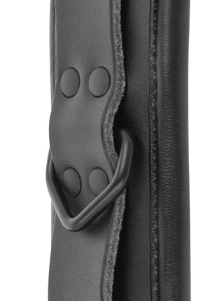 DARKNESS - VERSTELLBARE HANDSCHELLEN AUS SCHWARZEM LEDER - Handschellen für Frauen