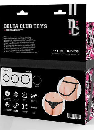 DELTA CLUB - HARNESS UNIVERSAL EINE GRÖSSE - Strapon Gurte