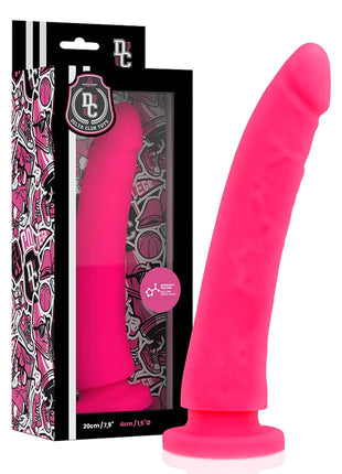 DELTA CLUB - TOYS GURT + DONG ROSA SILIKON 20 CM -O- 4 CM