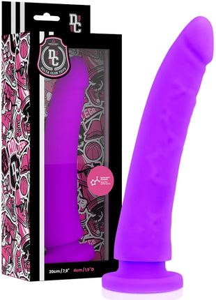 DELTA CLUB - TOYS LILA DILDO MEDIZINISCHES SILIKON 20 CM -O- 4 CM - Dildos
