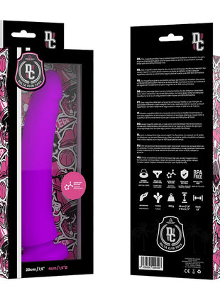 DELTA CLUB - TOYS LILA DILDO MEDIZINISCHES SILIKON 20 CM -O- 4 CM - Dildos