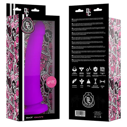 DELTA CLUB - TOYS LILA DILDO MEDIZINISCHES SILIKON 23 CM -O- 4.5 CM - Dildos
