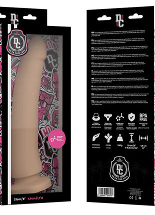 DELTA CLUB - TOYS NATÜRLICHER DILDO AUS MEDIZINISCHEM SILIKON 23 CM -O- 4.5 CM - Dildos