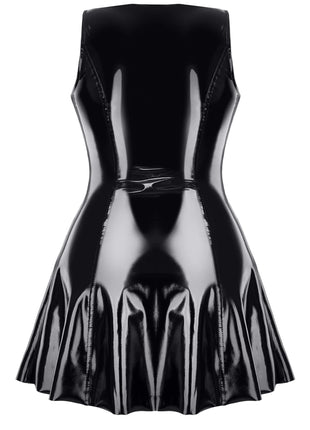 schwarzes PVC Miniklied TDPerlita001 - 2XL-1