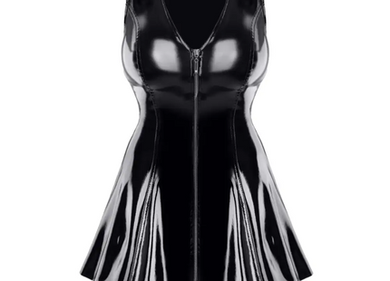 schwarzes PVC Miniklied TDPerlita001 - 2XL-0