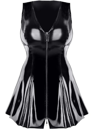 schwarzes PVC Miniklied TDPerlita001 - 2XL-0