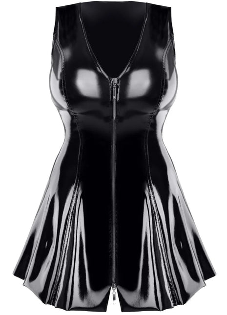 schwarzes PVC Miniklied TDPerlita001 - 2XL-0