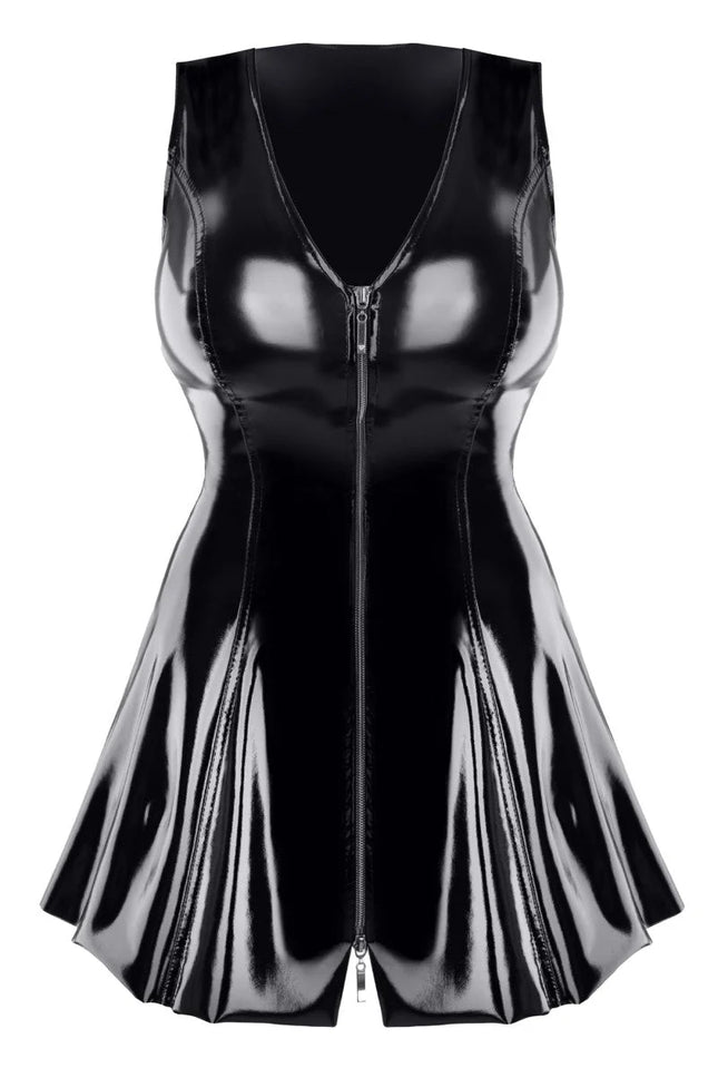 schwarzes PVC Miniklied TDPerlita001 - 2XL-0
