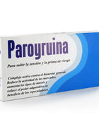 Blau-weiß rechteckige box paroyruina zur spannungsreduzierung im diabolo goloso süßigkeitsbox design