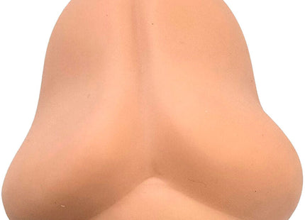 Peachfarbener silikon-nasenmodell in der diablo picante anti-stress-penis-farbe nackt serienfarbvariante