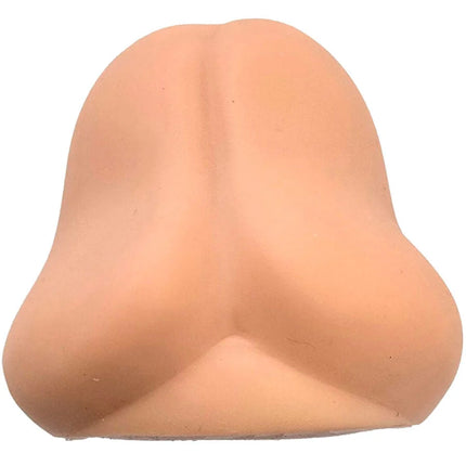 Peachfarbener silikon-nasenmodell in der diablo picante anti-stress-penis-farbe nackt serienfarbvariante
