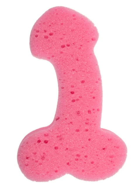 Pink silikon penis-schwamm diablo picante in rosa farbe für sanfte reinigung und peeling