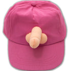 Ein plush rosa baseballcap mit beige stoffnase zubehör aus der diablo picante kollektion