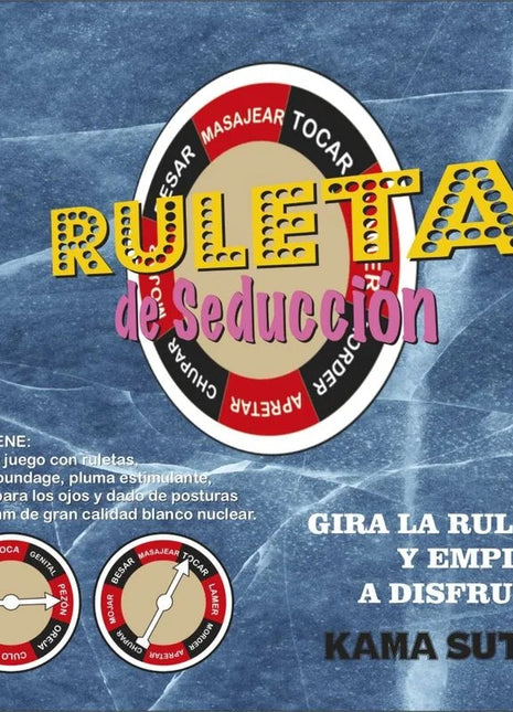 Diablo picante kamasutra spiel mit zwei roulette rädern in rot schwarz beige für sinnliche aktivitäten