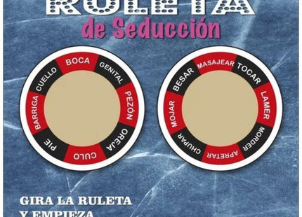 Diablo picante roulette der verführung kamasutra spiel mit rotem, schwarzem und weißem segment klingerüsseln