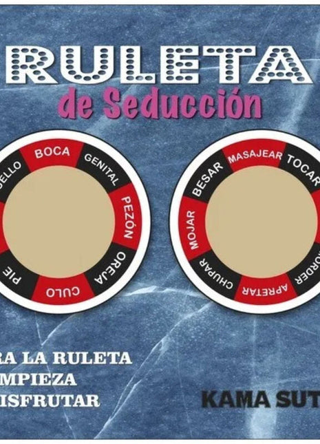Diablo picante roulette der verführung kamasutra spiel mit rotem, schwarzem und weißem segment klingerüsseln