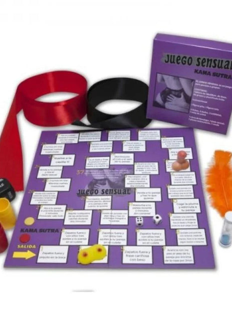Diablo picante sinnliches spiel mit purple juego sensual brettspiel, weißen karten, kama sutra marke und spielzubehör