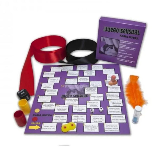 Diablo picante sinnliches spiel mit purple juego sensual brettspiel, weißen karten, kama sutra marke und spielzubehör