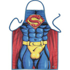 Diablo picante super penis schürze blau und rot mit gelbem gürtel und ikonischem s schild emblem