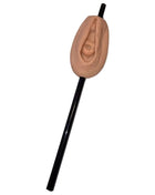 Beiges silikon ohr modell auf schwarzem stiel für diablo picante vaginalen strohheller ton produkt