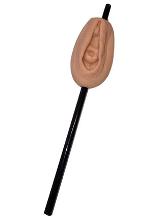 Beiges silikon ohr modell auf schwarzem stiel für diablo picante vaginalen strohheller ton produkt
