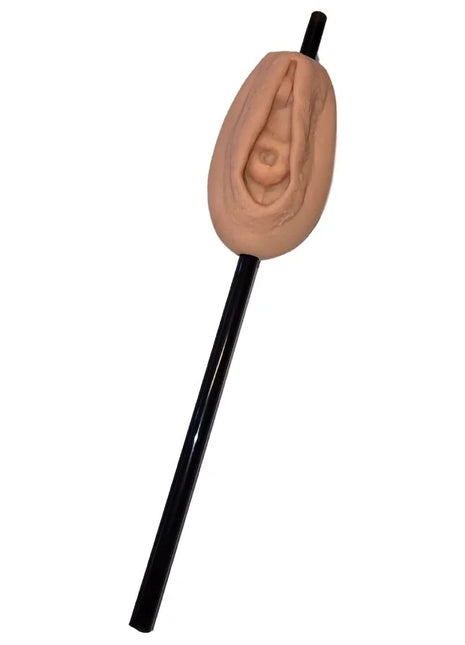 Beiges silikon ohr modell auf schwarzem stiel für diablo picante vaginalen strohheller ton produkt