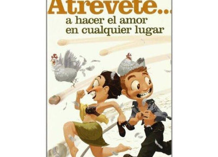 Cover of the illustrated book diablo picante atrevete wagen sie es überall liebe zu machen in vibrant colors