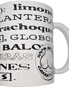 DIABLO PICANTE - WEISSE TASSE MIT TITTENSYNONYMEN 370 ML