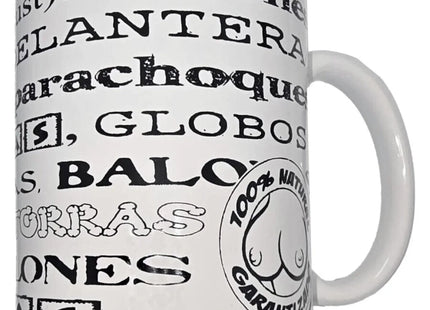 DIABLO PICANTE - WEISSE TASSE MIT TITTENSYNONYMEN 370 ML