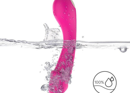 Vibrant pink silikon dildo vibrator g-spot mit wasserdichtem, glattem und ergonomischem design
