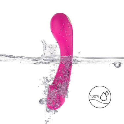 Vibrant pink silikon dildo vibrator g-spot mit wasserdichtem, glattem und ergonomischem design