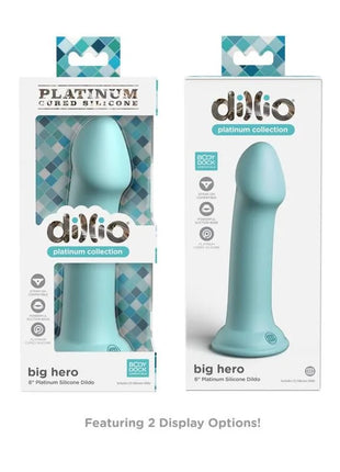 DILLIO - BIG HERO - 15,24 CM - GRÜN - Dildo mit Saugnapf