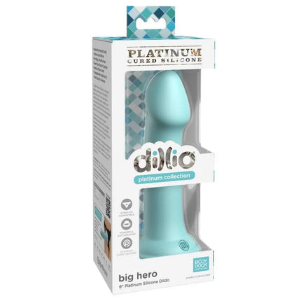 DILLIO - BIG HERO - 15,24 CM - GRÜN - Dildo mit Saugnapf