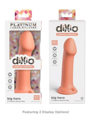 DILLIO - BIG HERO - 15,24 CM - ORANGE - Dildo mit Saugnapf