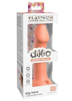 DILLIO - BIG HERO - 15,24 CM - ORANGE - Dildo mit Saugnapf