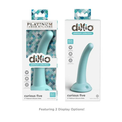 DILLIO - CRIOUS FIVE - 12,7 CM - GRÜN - Dildo mit Saugnapf