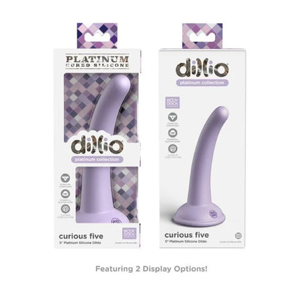 DILLIO - CRIOUS FÜNF - 12,7 CM - FLIEDER - Dildo mit Saugnapf