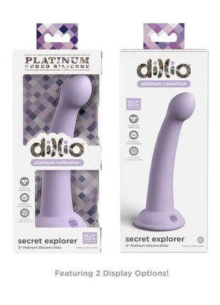 DILLIO - SECRET EXPLORER - 15,24 CM - VIOLETT - Dildo mit Saugnapf
