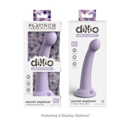 DILLIO - SECRET EXPLORER - 15,24 CM - VIOLETT - Dildo mit Saugnapf
