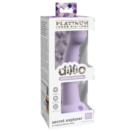 DILLIO - SECRET EXPLORER - 15,24 CM - VIOLETT - Dildo mit Saugnapf