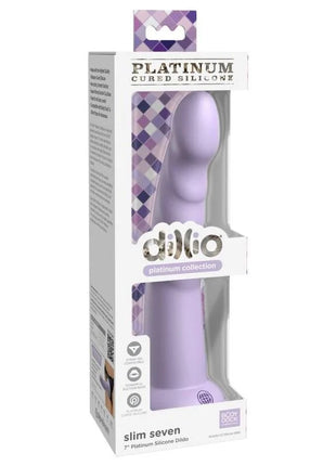 DILLIO - SLIM SEVEN - 17,78 CM - VIOLETT - Dildo mit Saugnapf