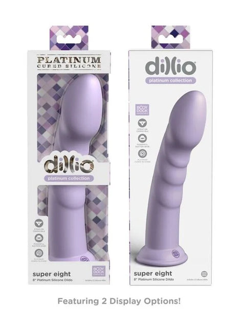 DILLIO - SUPER ACHT 20,32 CM - VIOLETT - Dildo mit Saugnapf